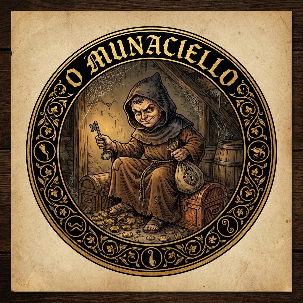 O Munaciello — illustrazione alchemica